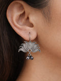 Graceful Lotus Hook Earrings | AMOLA
