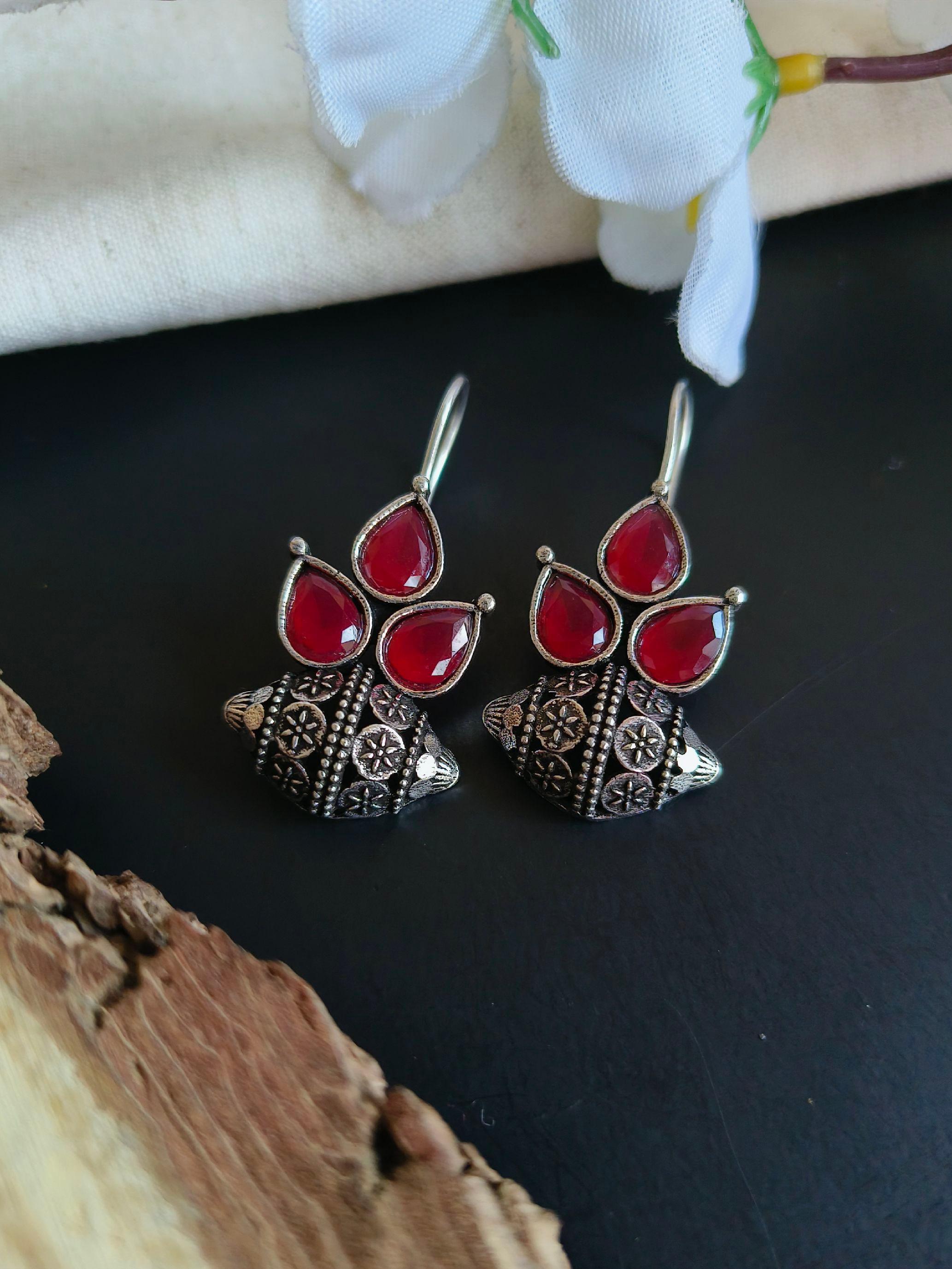 Oxidized Earrings