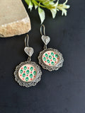 Round Enamel Hook Earring | AMOLA