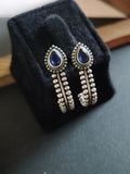 Silver Look-Alike Oxidised Hoop Earrings for Daily Wear | AMOLA