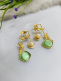 Monalisa Stone Stud Earrings | AMOLA