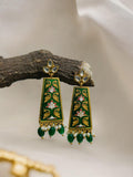 Gold Plated Dangler Earring With Pearl | AMOLA