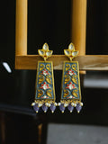 Gold Plated Dangler Earring With Pearl | AMOLA