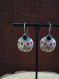 Stone Oxidised Hook Earrings | AMOLA