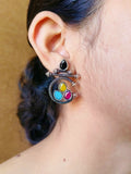 Premium Oxidised Earrings with Intricate Design & Timeless Finish | AMOLA