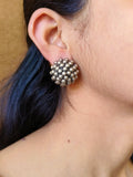 Casual Wear Oxidised Stud Earrings for Everyday Elegance | AMOLA