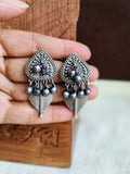 Silver Leaf Drop Earrings | AMOLA
