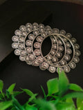 Antique Coin-Style German Silver Bangles | AMOLA