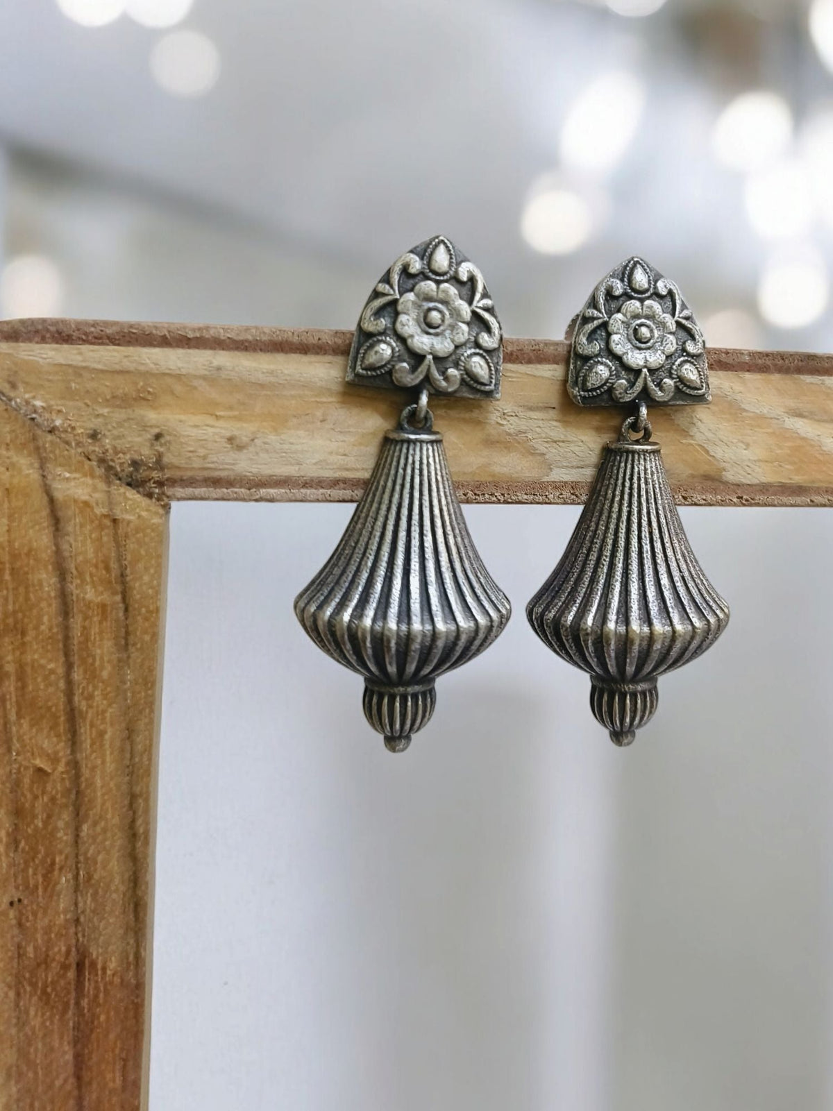 Trendy Silver Look-Alike Danglers | AMOLA