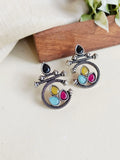 Premium Oxidised Earrings with Intricate Design & Timeless Finish | AMOLA