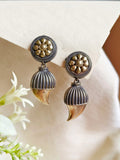 Dual Tone Mango Shape Dangler Earring | AMOLA
