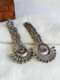 925 Silver Oxidised Festive Dangler Earrings | AMOLA