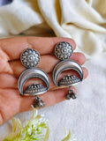 Exquisite 925 Silver Plated Antique Danglers | AMOLA