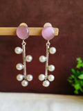 Premium Monalisa Oxidised Danglers with Stone Spark | AMOLA