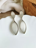 Oxidized Marquis Drop Dangle Earrings | AMOLA
