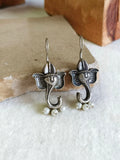 Handmade Silver Ganesha Earrings | AMOLA