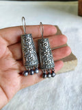 Silver-Plated Hook Earrings with Ghungroo for Casual Elegance | AMOLA