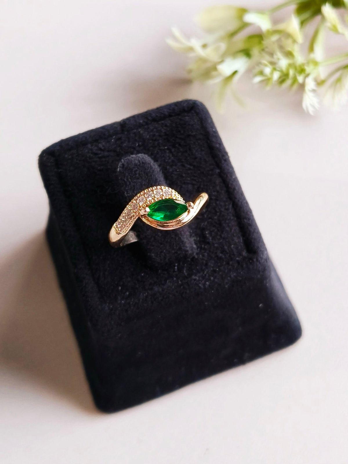 Luxury Finish AD Adjustable Ring | AMOLA