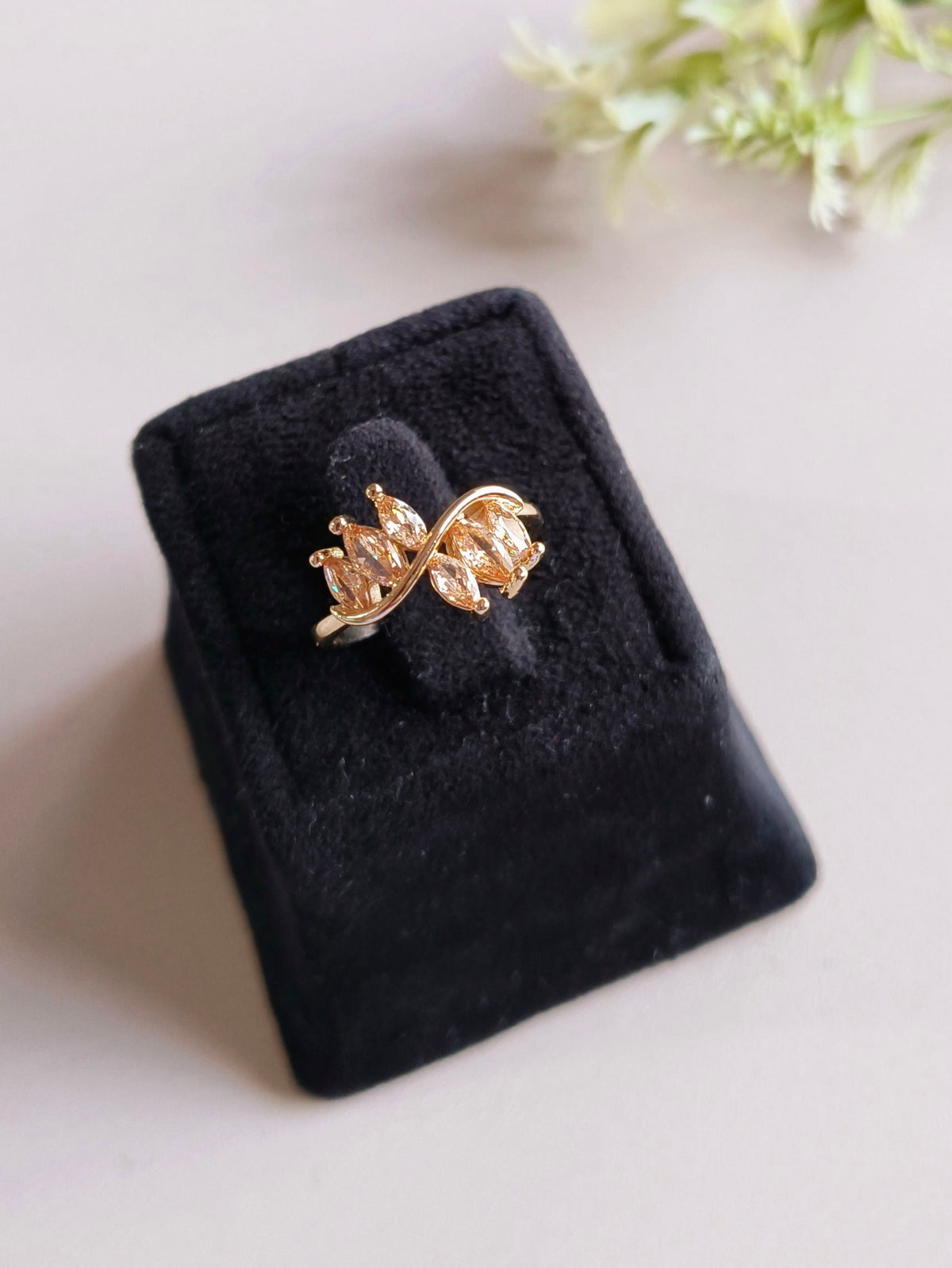 Luxury Finish AD Adjustable Ring | AMOLA