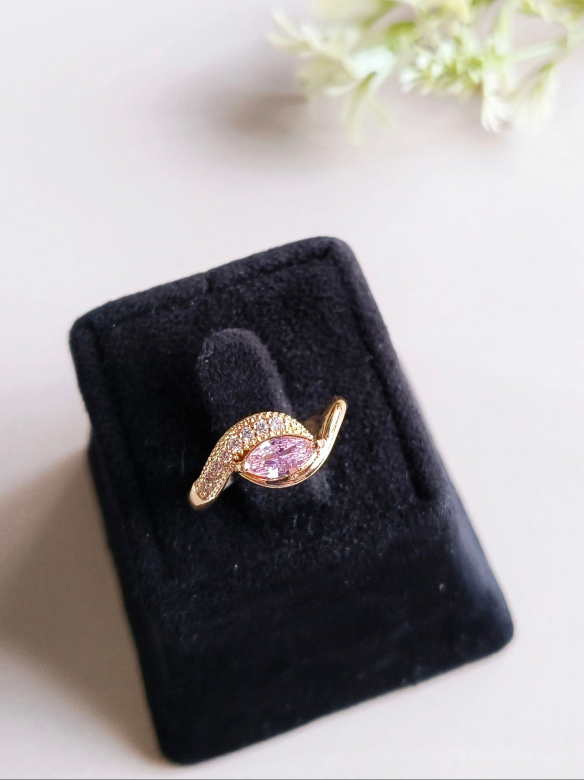 Luxury Finish AD Adjustable Ring | AMOLA