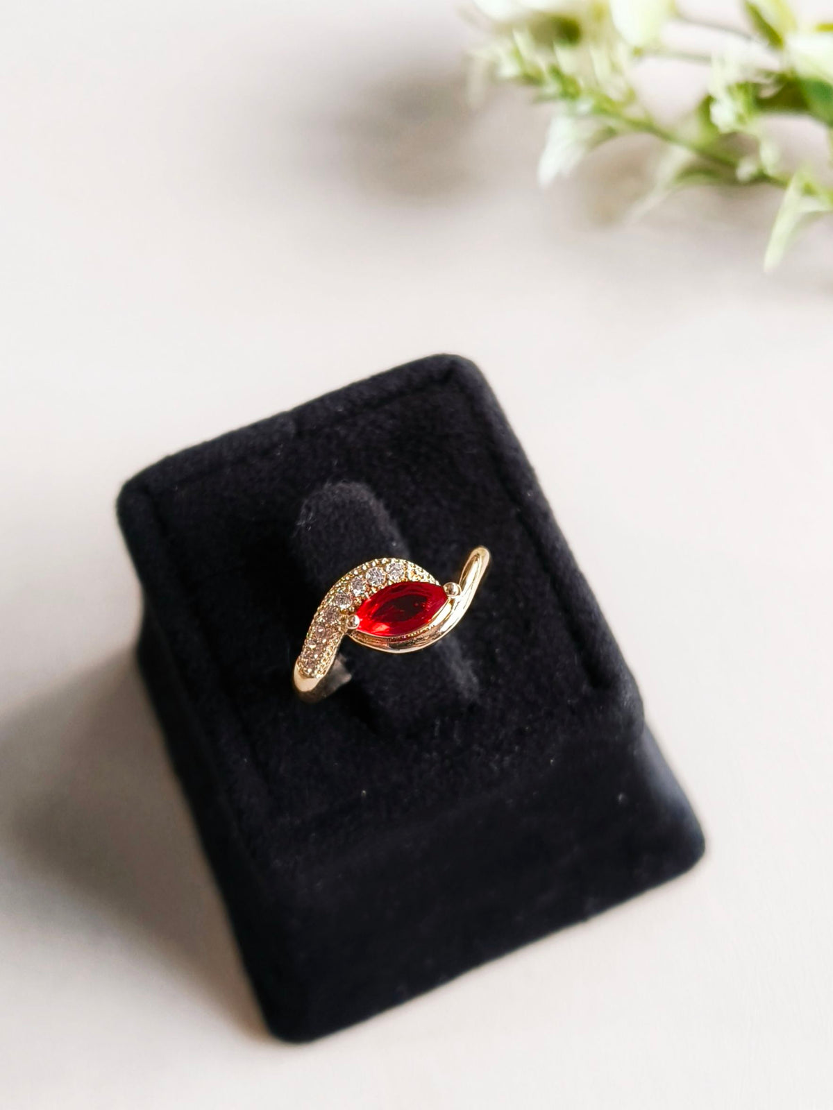 Luxury Finish AD Adjustable Ring | AMOLA
