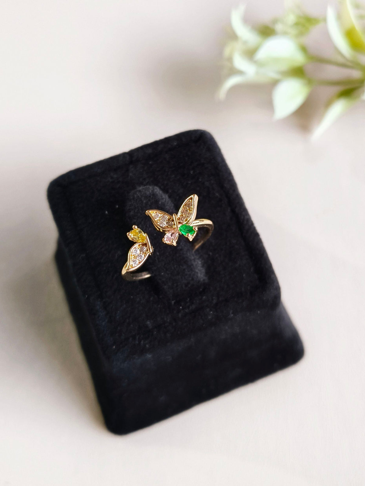 Luxury Finish AD Adjustable Ring | AMOLA