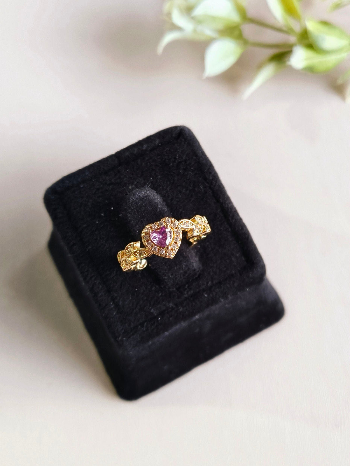 Luxury Finish AD Adjustable Ring | AMOLA