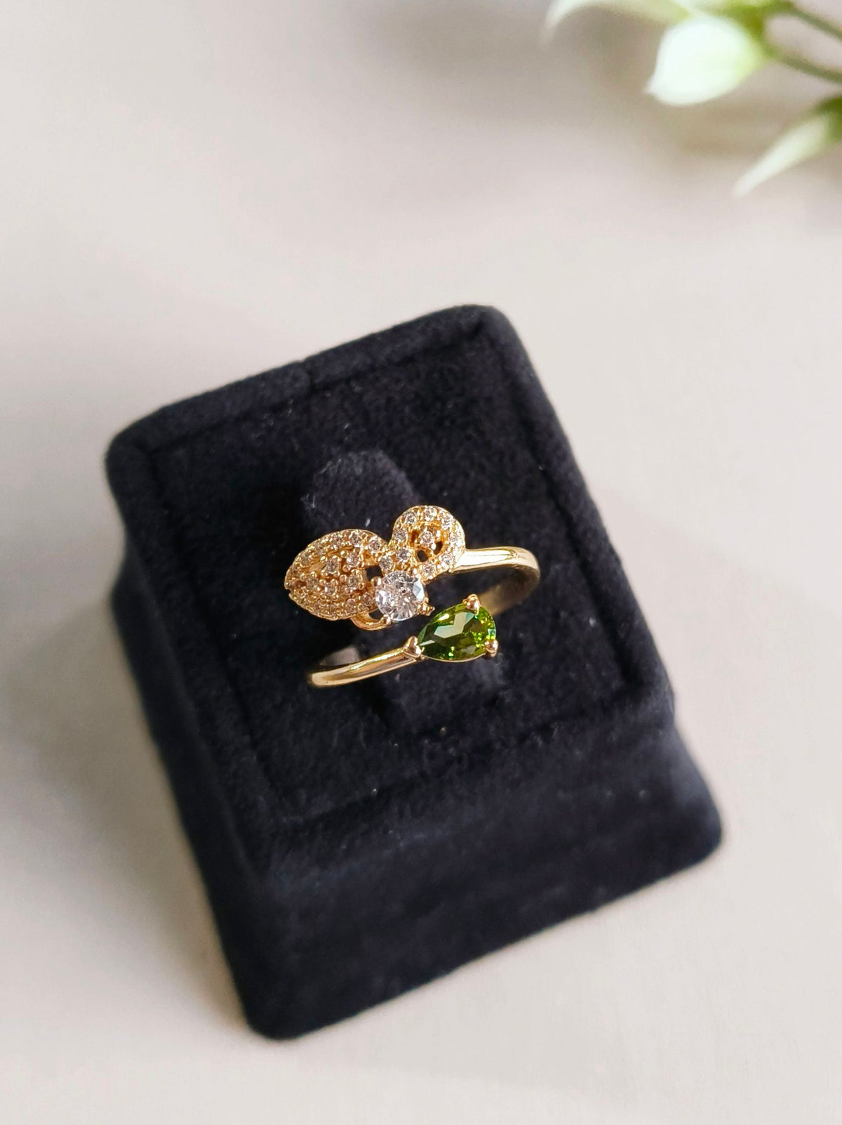 Luxury Finish AD Adjustable Ring | AMOLA