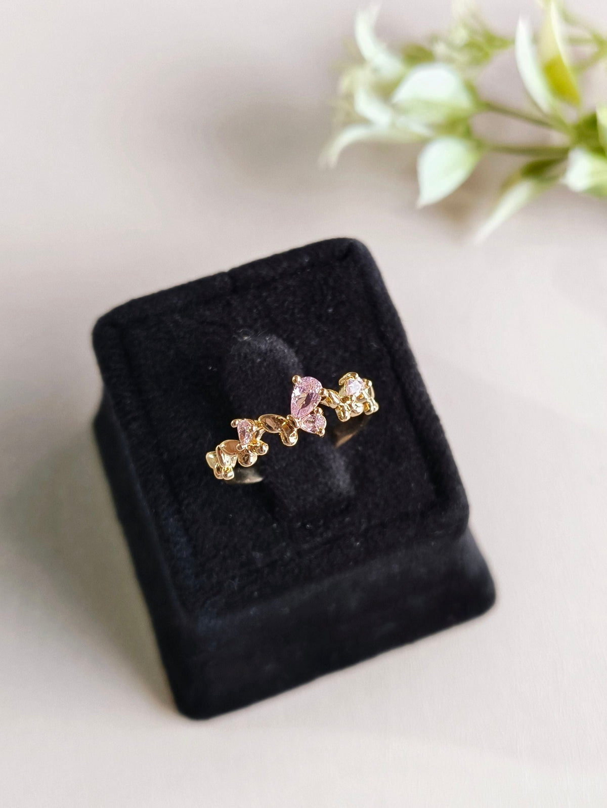 Luxury Finish AD Adjustable Ring | AMOLA
