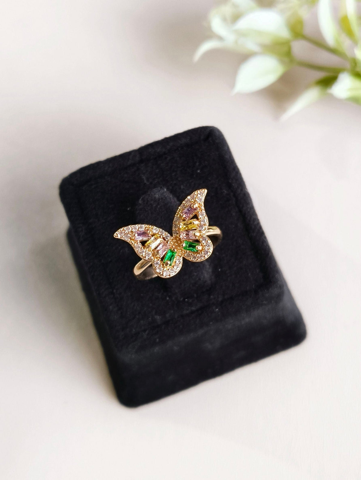 Luxury Finish AD Adjustable Ring | AMOLA