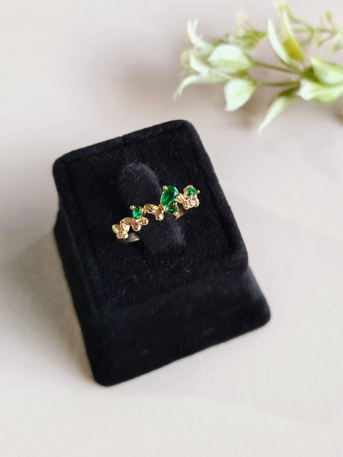 Luxury Finish AD Adjustable Ring | AMOLA