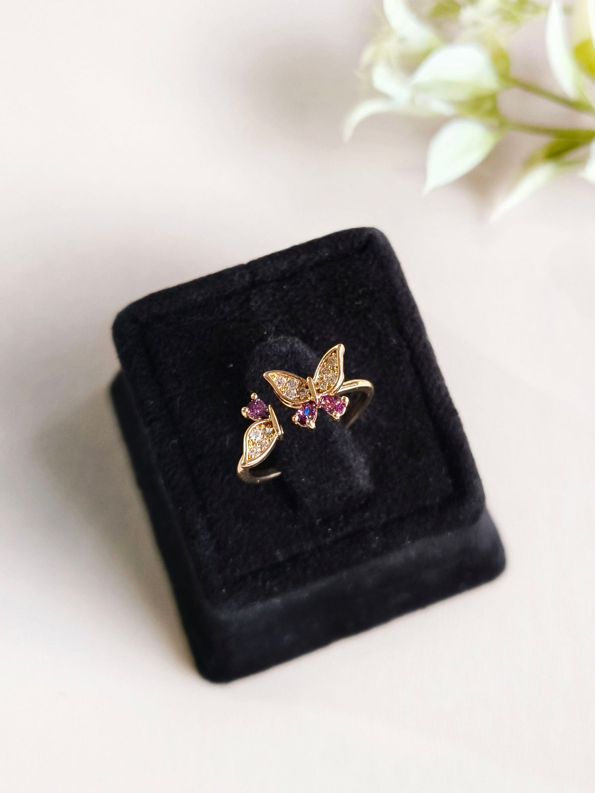 Luxury Finish AD Adjustable Ring | AMOLA