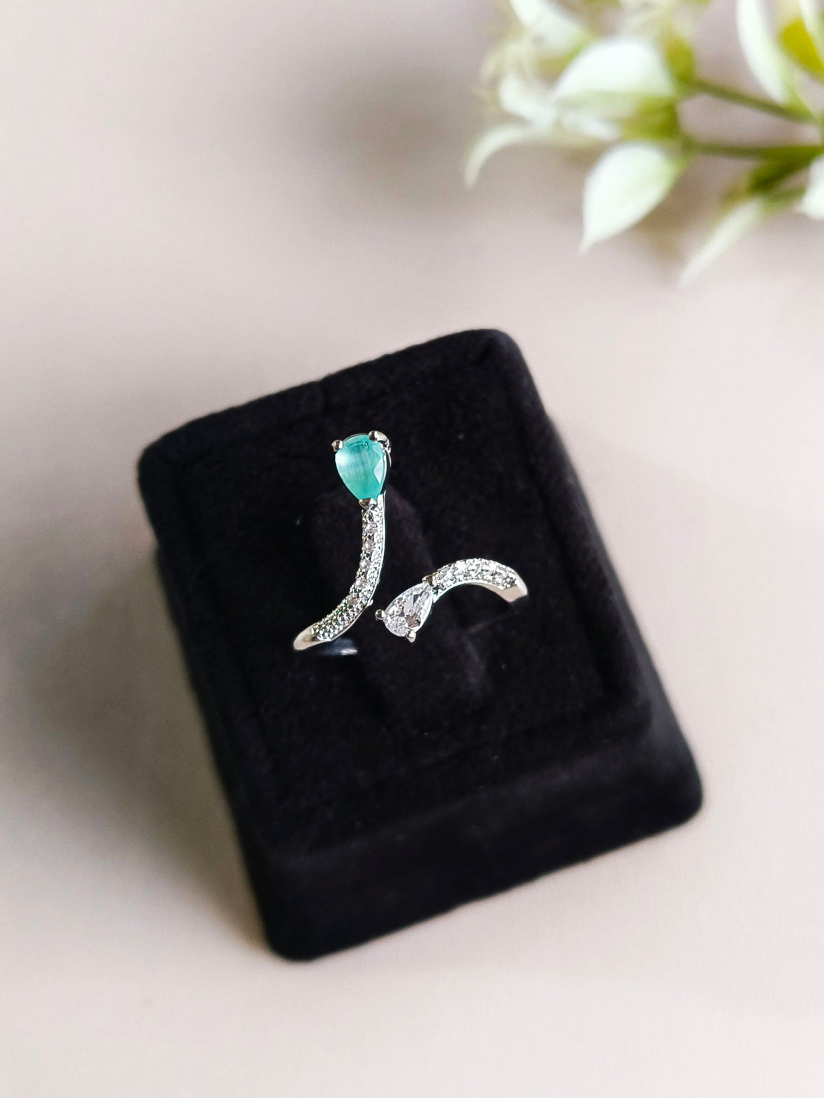 Luxury Finish AD Adjustable Ring | AMOLA