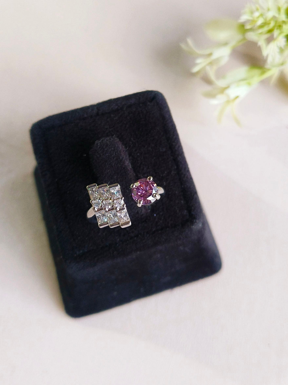 Luxury Finish AD Adjustable Ring | AMOLA
