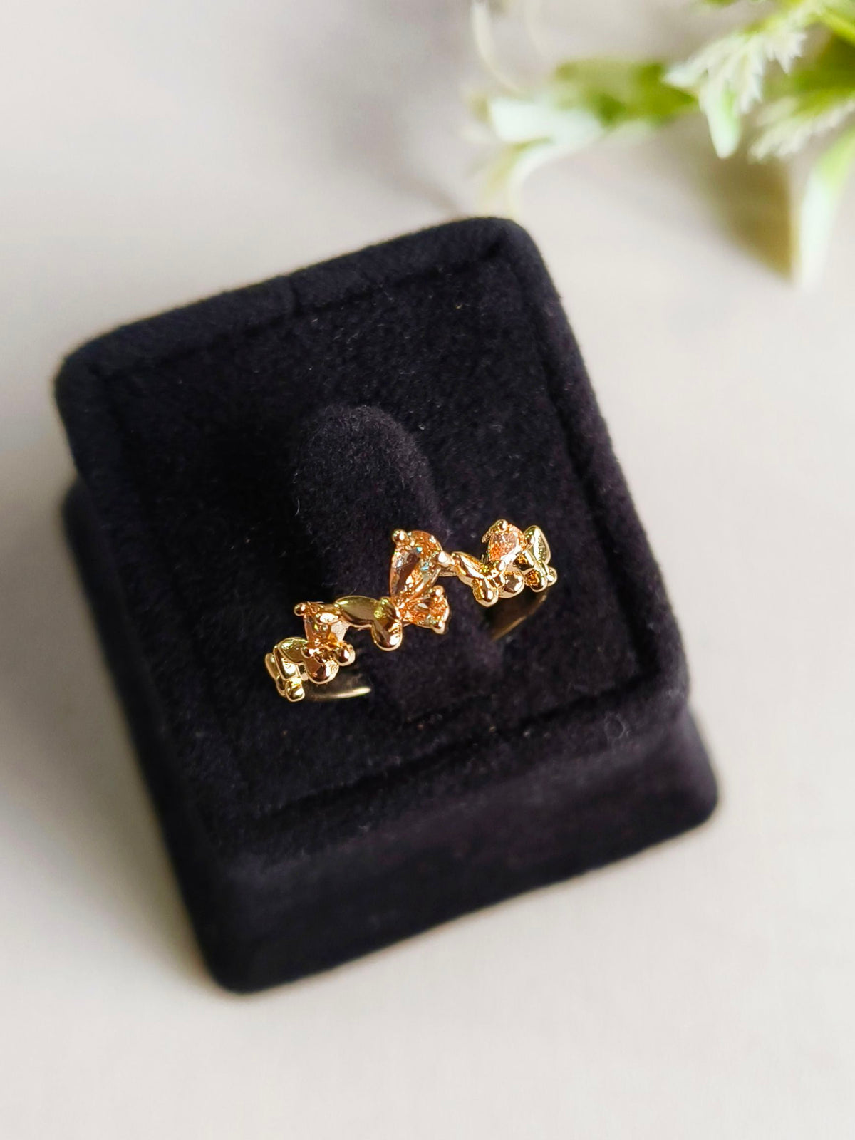 Luxury Finish AD Adjustable Ring | AMOLA