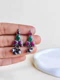 Oxidised Silver Look-Alike Necklace Set Perfect for Navratri Wear | AMOLA