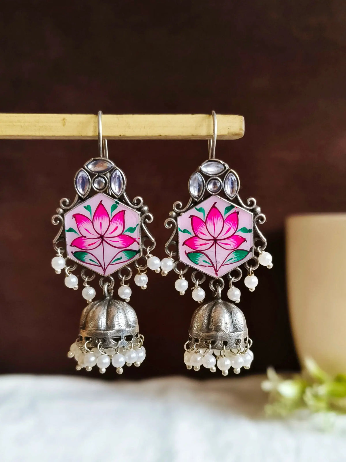 Oxidised hand-painted Jewelry| AMOLA