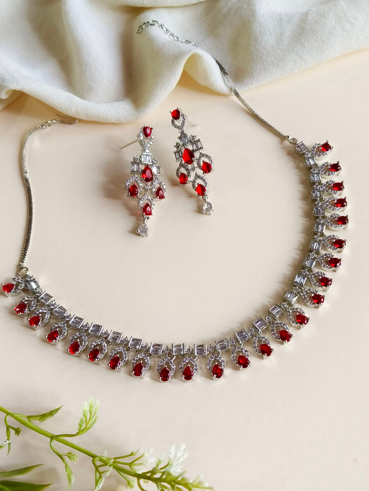 Iconic American Diamond Necklace | AMOLA