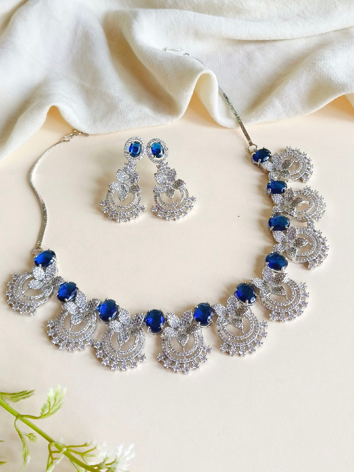 Classic American Diamond Glam Necklace | AMOLA