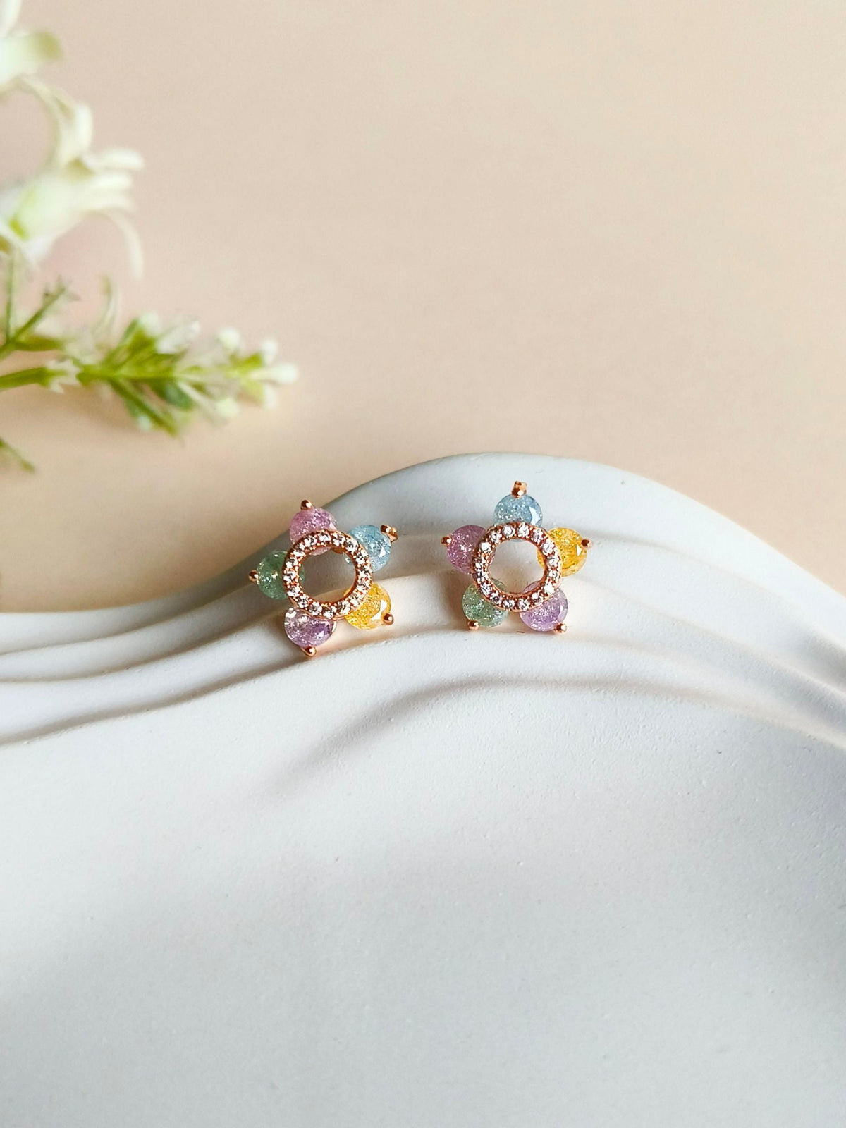 Elegant Daily Wear Stud Earrings | AMOLA