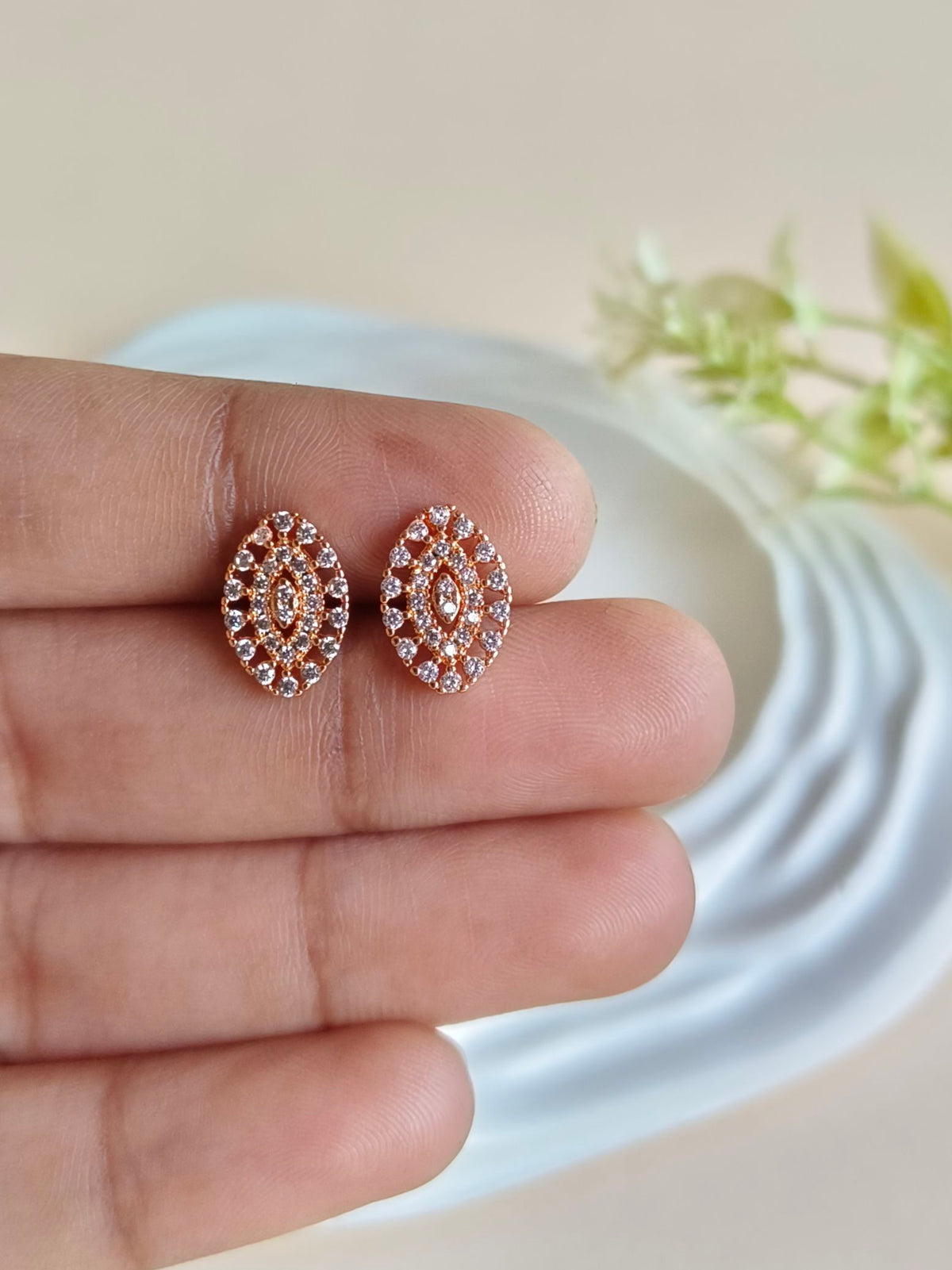 Elegant Daily Wear Stud Earrings | AMOLA