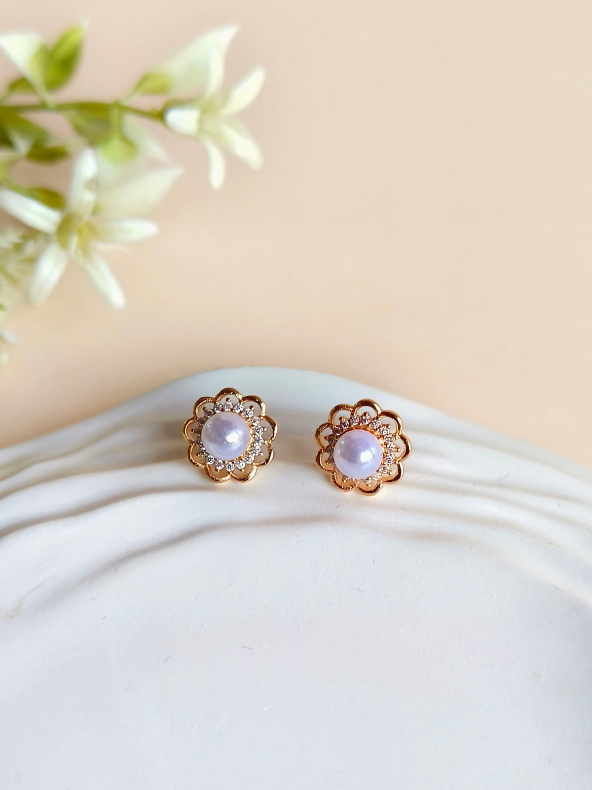 Elegant Daily Wear Stud Earrings | AMOLA