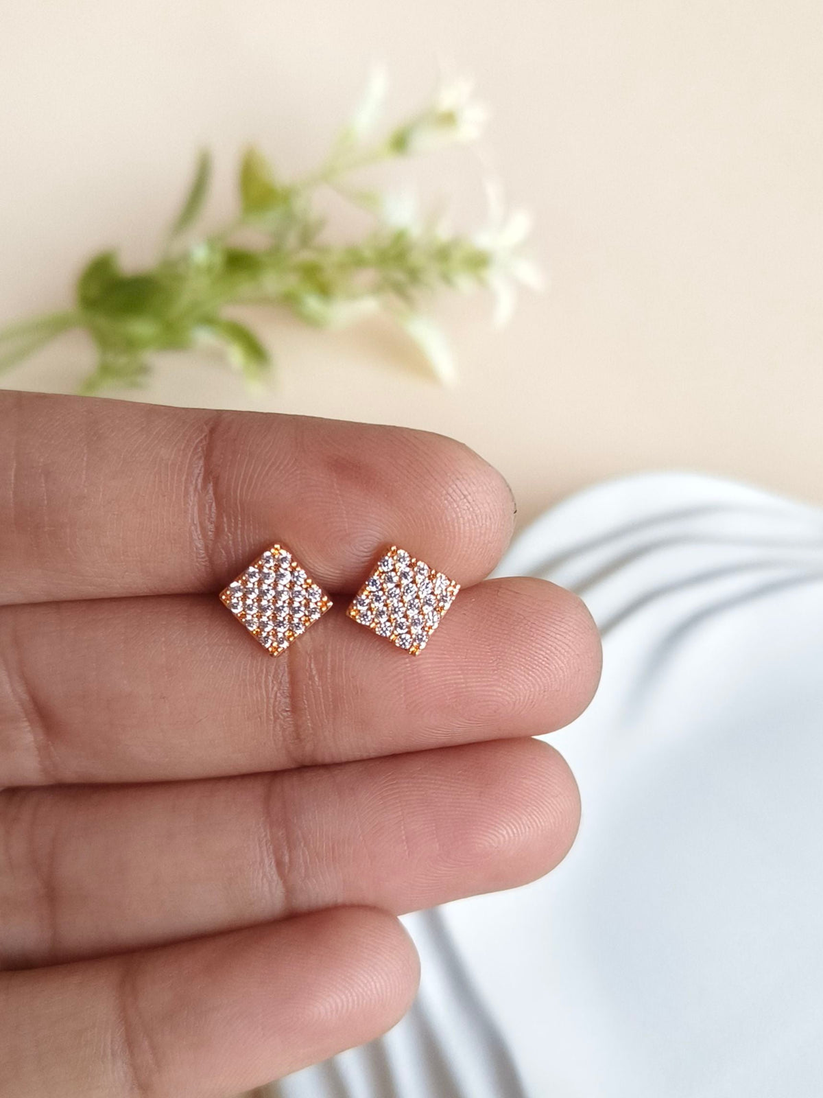 Elegant Daily Wear Stud Earrings | AMOLA