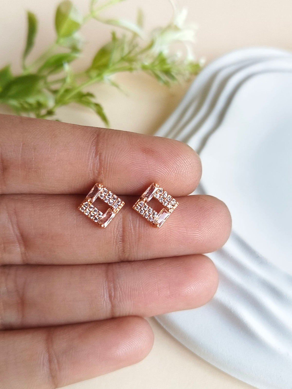 Elegant Daily Wear Stud Earrings | AMOLA