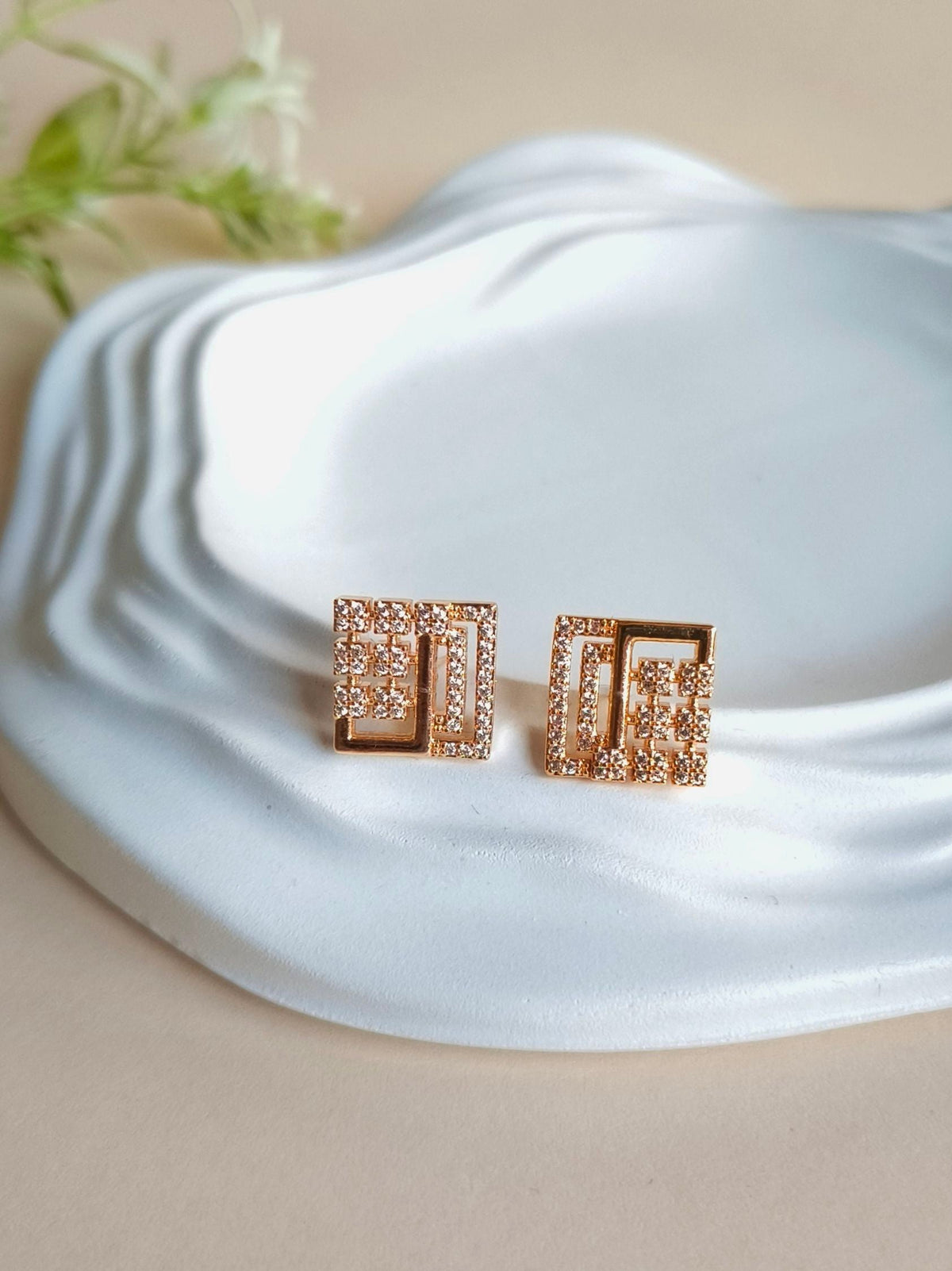 Elegant Daily Wear Stud Earrings | AMOLA