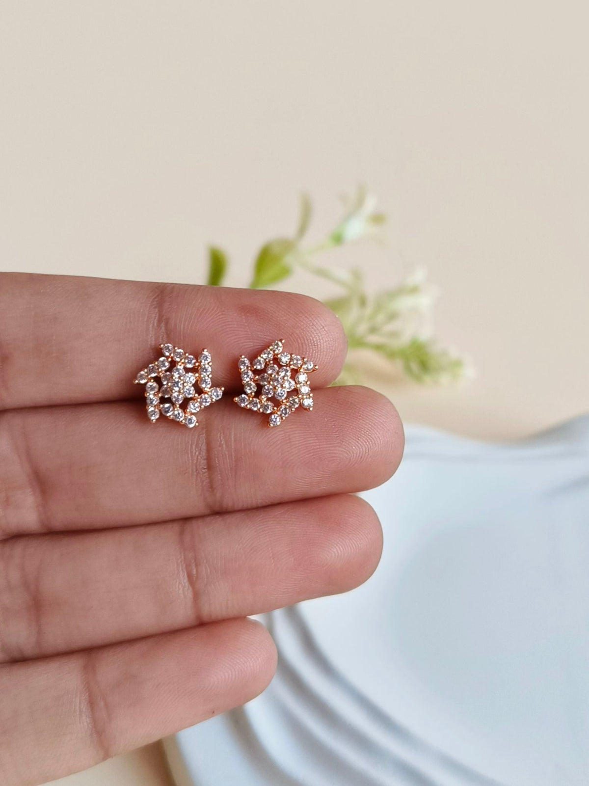 Elegant Daily Wear Stud Earrings | AMOLA