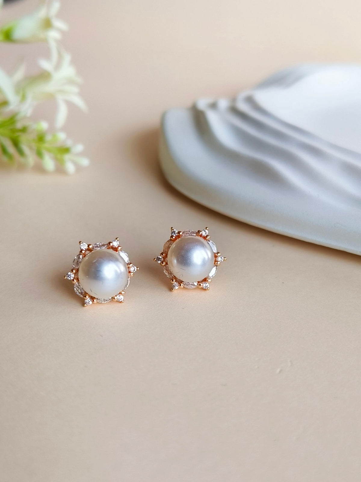 Elegant Daily Wear Stud Earrings | AMOLA
