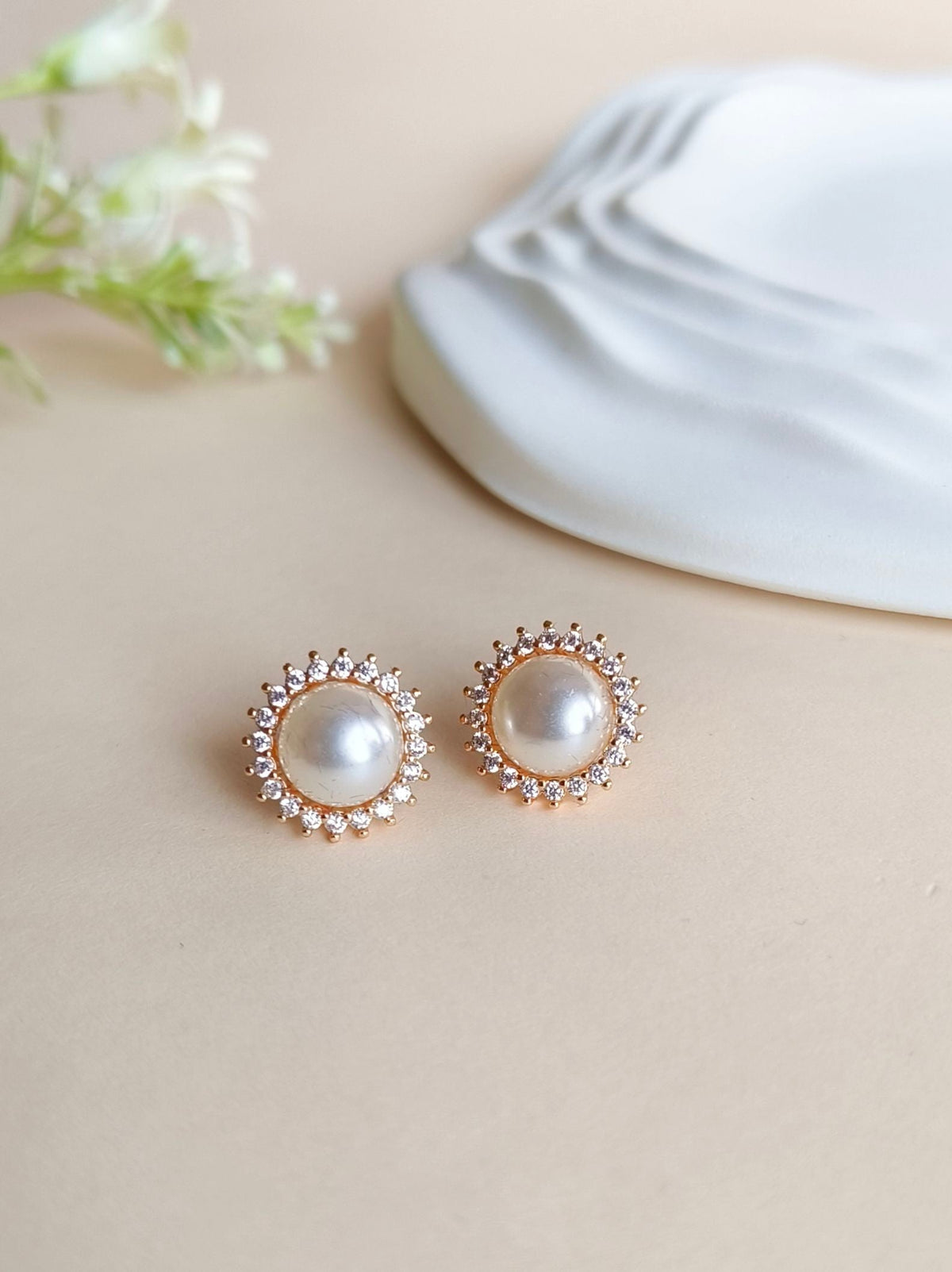 Elegant Daily Wear Stud Earrings | AMOLA