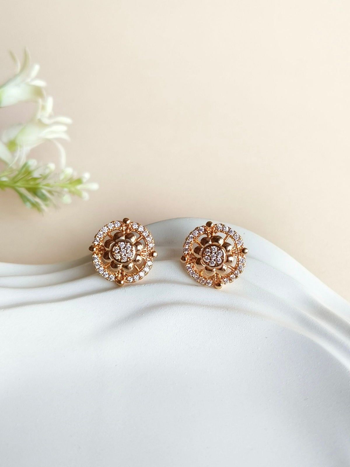 Elegant Daily Wear Stud Earrings | AMOLA