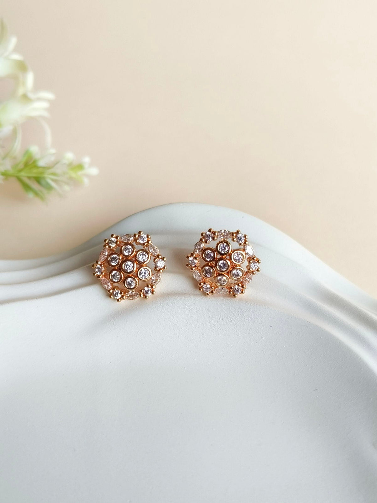 Elegant Daily Wear Stud Earrings | AMOLA